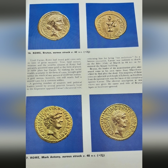Burton Hobson - Historic Gold Coins of the World 1971 HC Illustrated Full Color - Picture 7 of 10